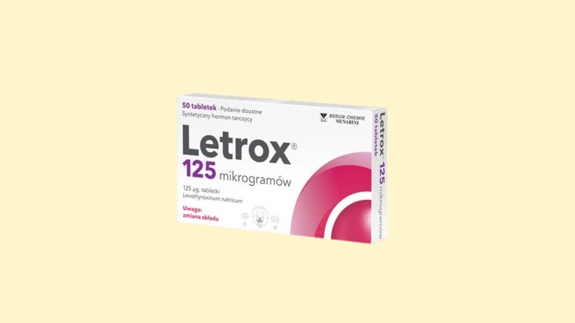 💊Letrox 125 - recepta online z konsultacją | cena, dawkowanie, opinie - Erecept.pl