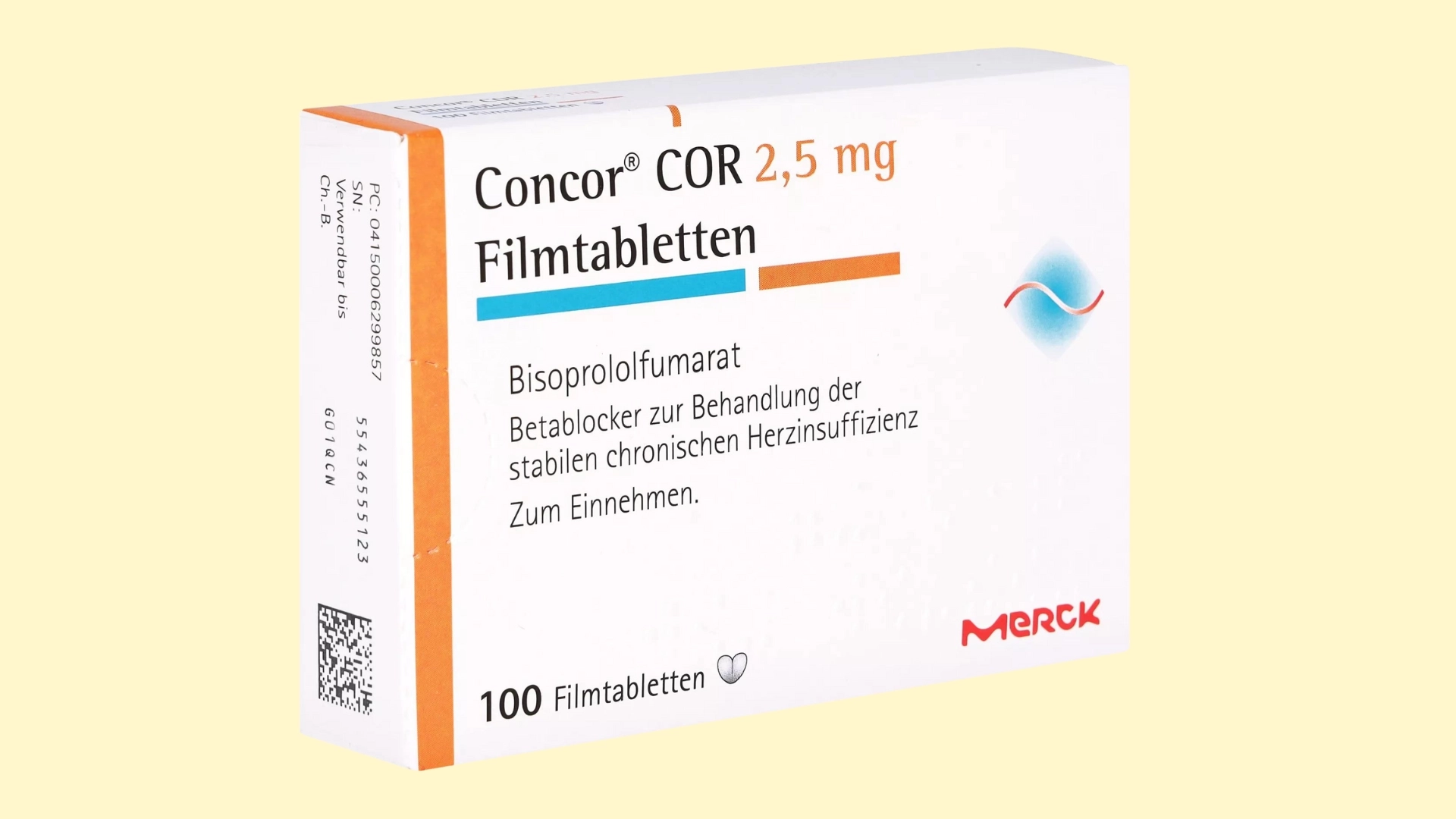 💊Concor Cor 2,5 - recepta online z konsultacją | cena, dawkowanie, opinie - Erecept.pl