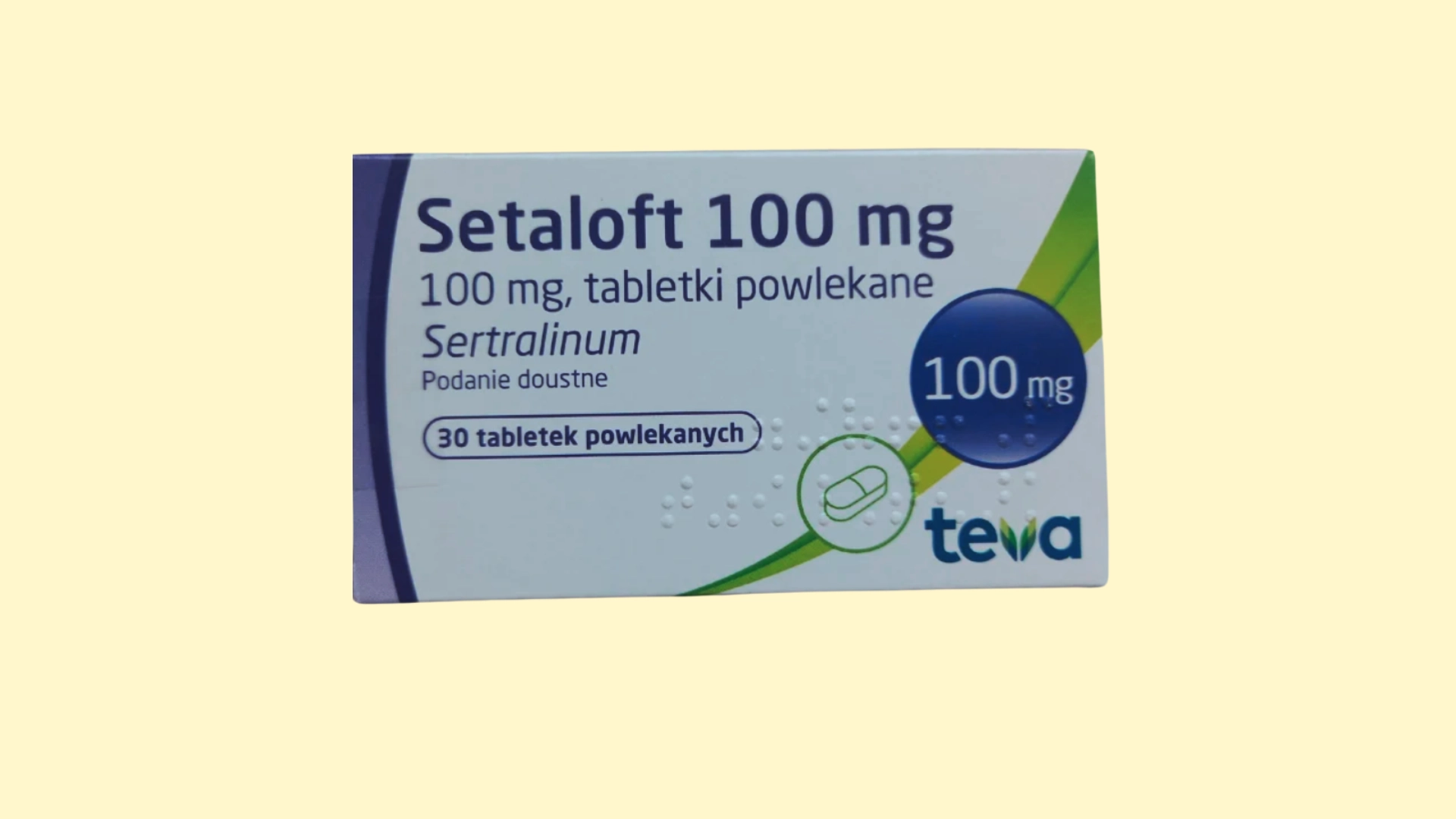 💊 Setaloft 100 - recepta online z konsultacją | cena, dawkowanie, opinie - Erecept.pl