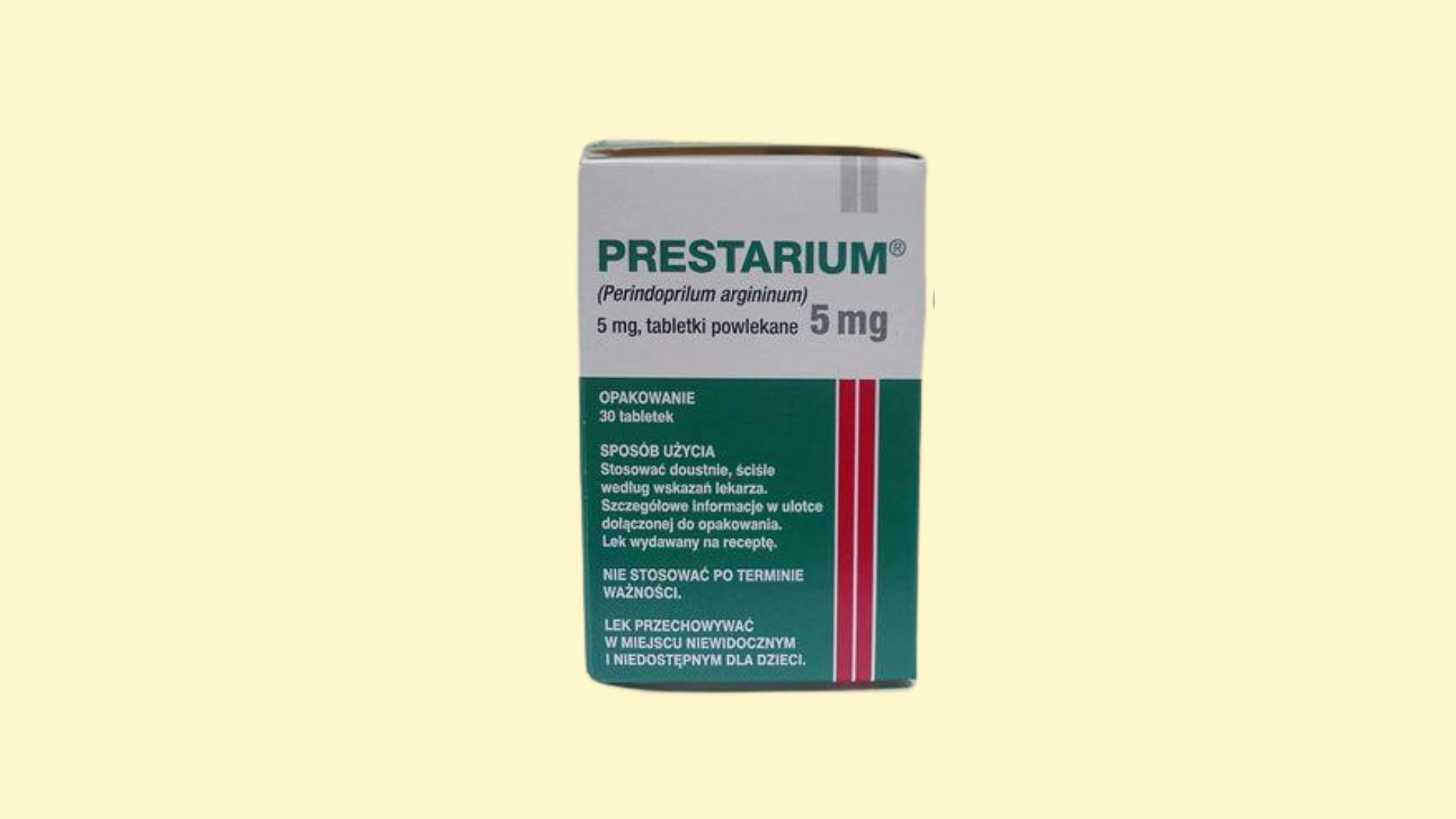 💊 Prestarium 5 - recepta online z konsultacją | cena, dawkowanie, opinie - Erecept.pl